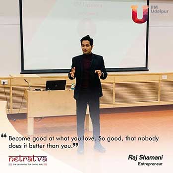 Netratva - Raj Shamani，企业家